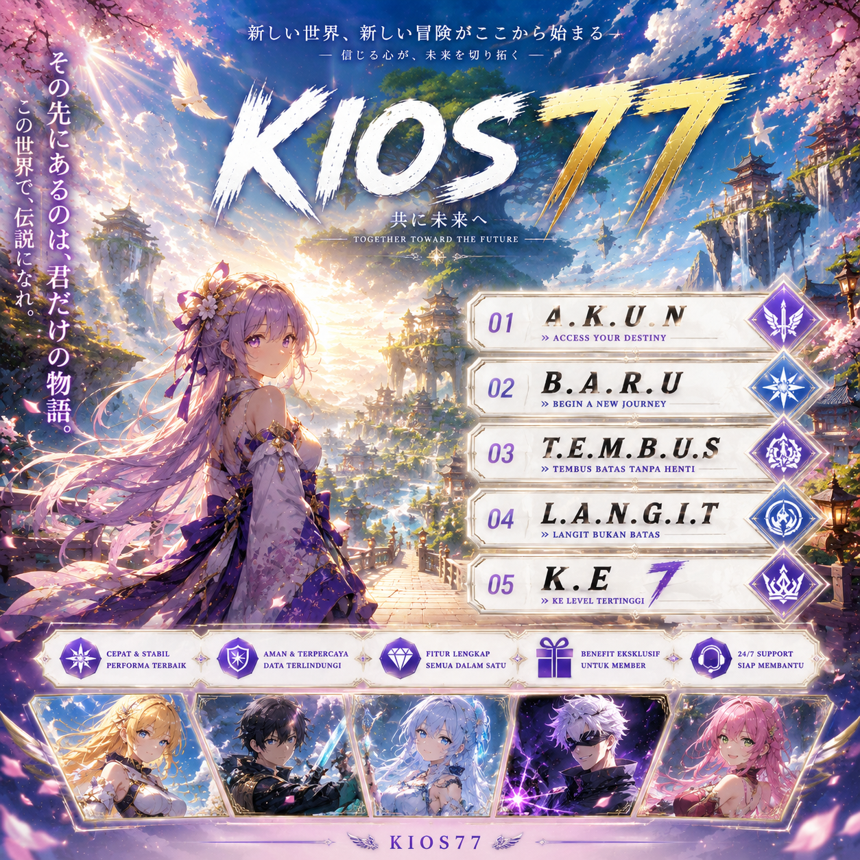 Tampilan KIOS77 untuk akses game online modern yang ringan dan rapi